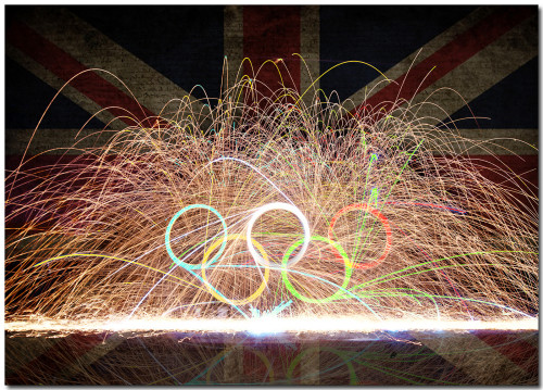 British Olympic Fire Rings