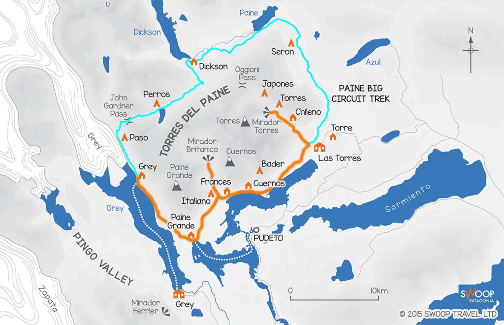 HIKING THE ‘W CIRCUIT’ AT TORRES DEL PAINE, PATAGONIA